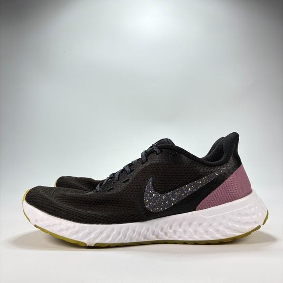 Nike Revolution 5 SE Black Plum Dust Running Shoes CD0303-001 Women's Size 8 - Picture 4 of 11